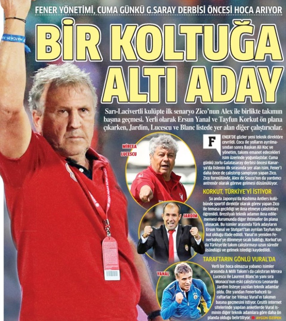 Fenerbahçe'ye hoca aranıyor (İşte basında yer alan listeler) - 4
