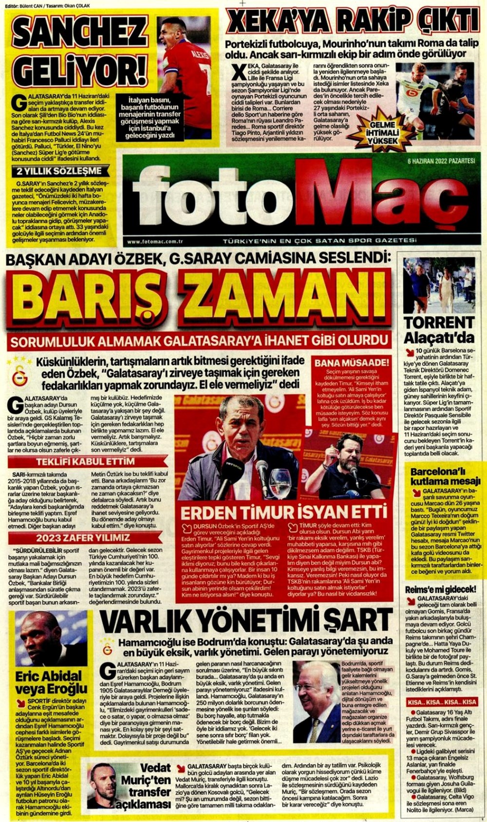 Günün spor manşetleri (6 Haziran 2022) - 6