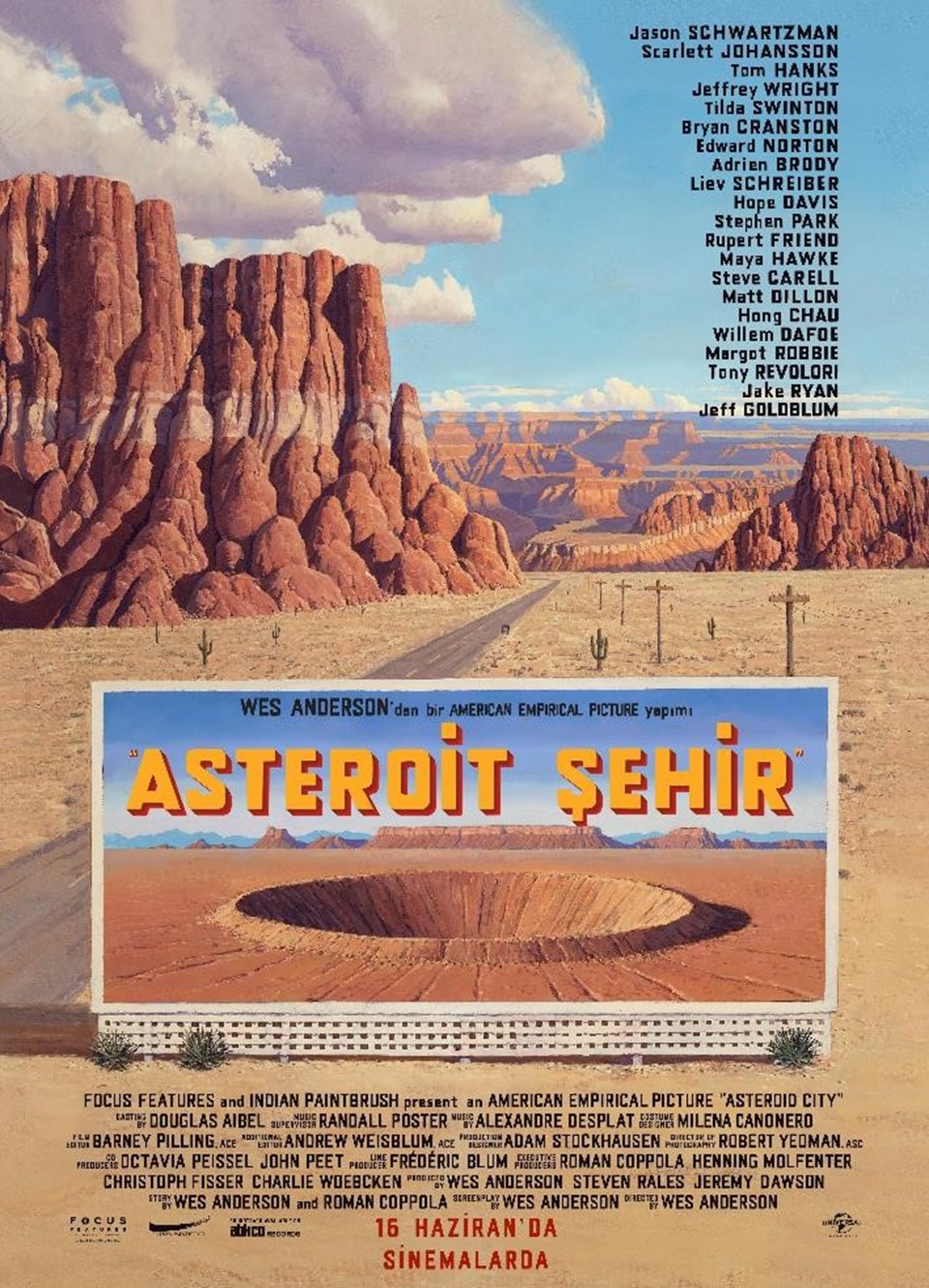 Wes Anderson imzalı "Asteroit Şehir" filminin afişi yayınlandı - 1