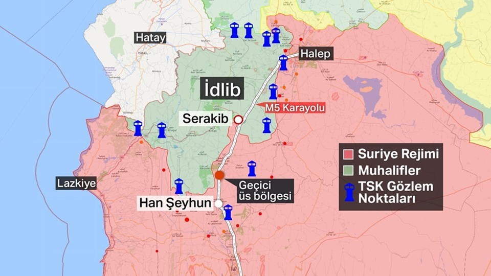 TSK'nın İdlib'deki gözlem noktaları