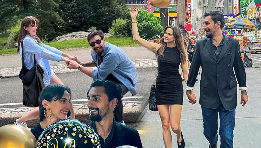 Alina Boz ile Umut Evirgen New York'ta aşka geldi