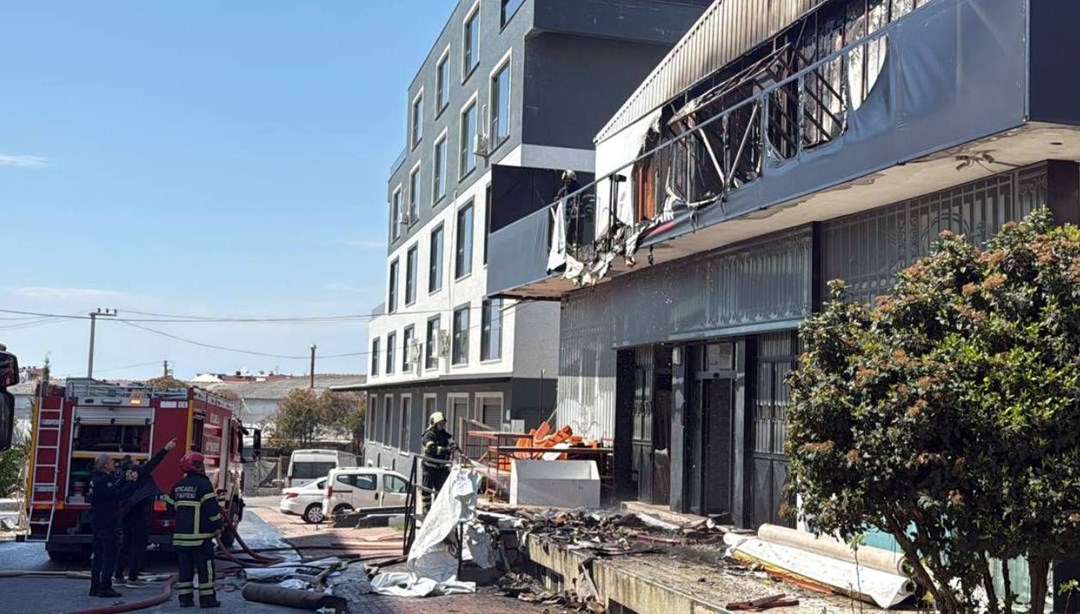 Kocaeli'de iş yerinde yangın: Bir kişi dumandan etkilendi