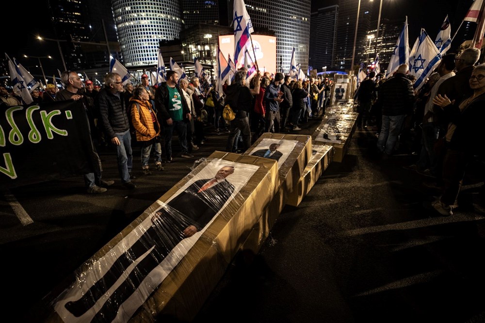 Netanyau'ya ateşkes ve istifa çağrısı: Tel Aviv'de protestolar sürüyor - 2