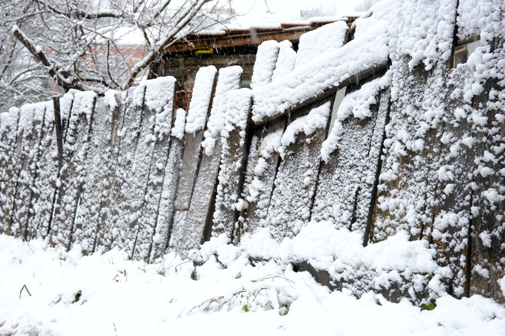 Trakya'da kar yağışı: Ulaşım güçlükle sağlanıyor - 6