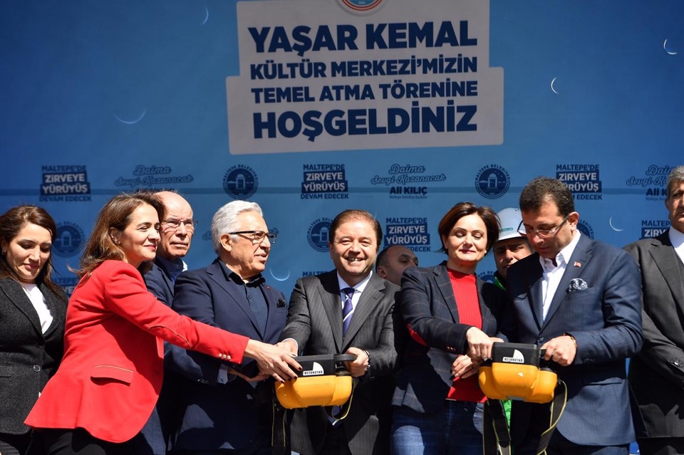 Maltepe'de Yaşar Kemal Kültür Merkezi'nin temeli atıldı - 2