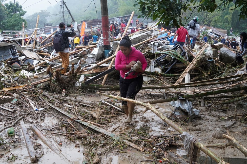 Kolombiya'da toprak kayması sonucu 14 kişi öldü - 8