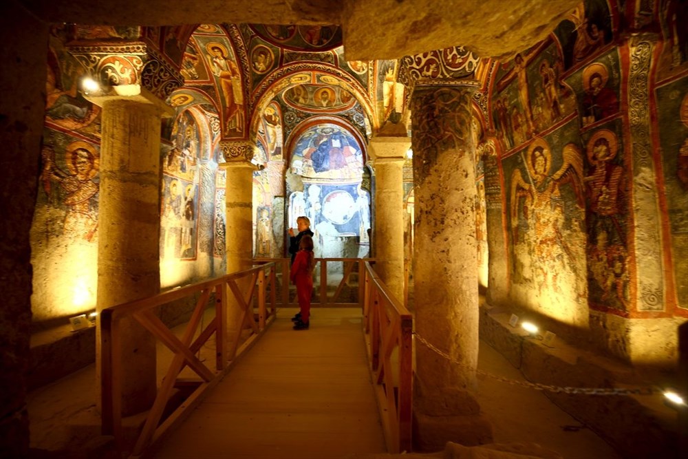 Göreme Açık Hava Müzesi'ndeki kilise ve şapeller ziyaretçilerini tarihi yolculuğa çıkarıyor - 1