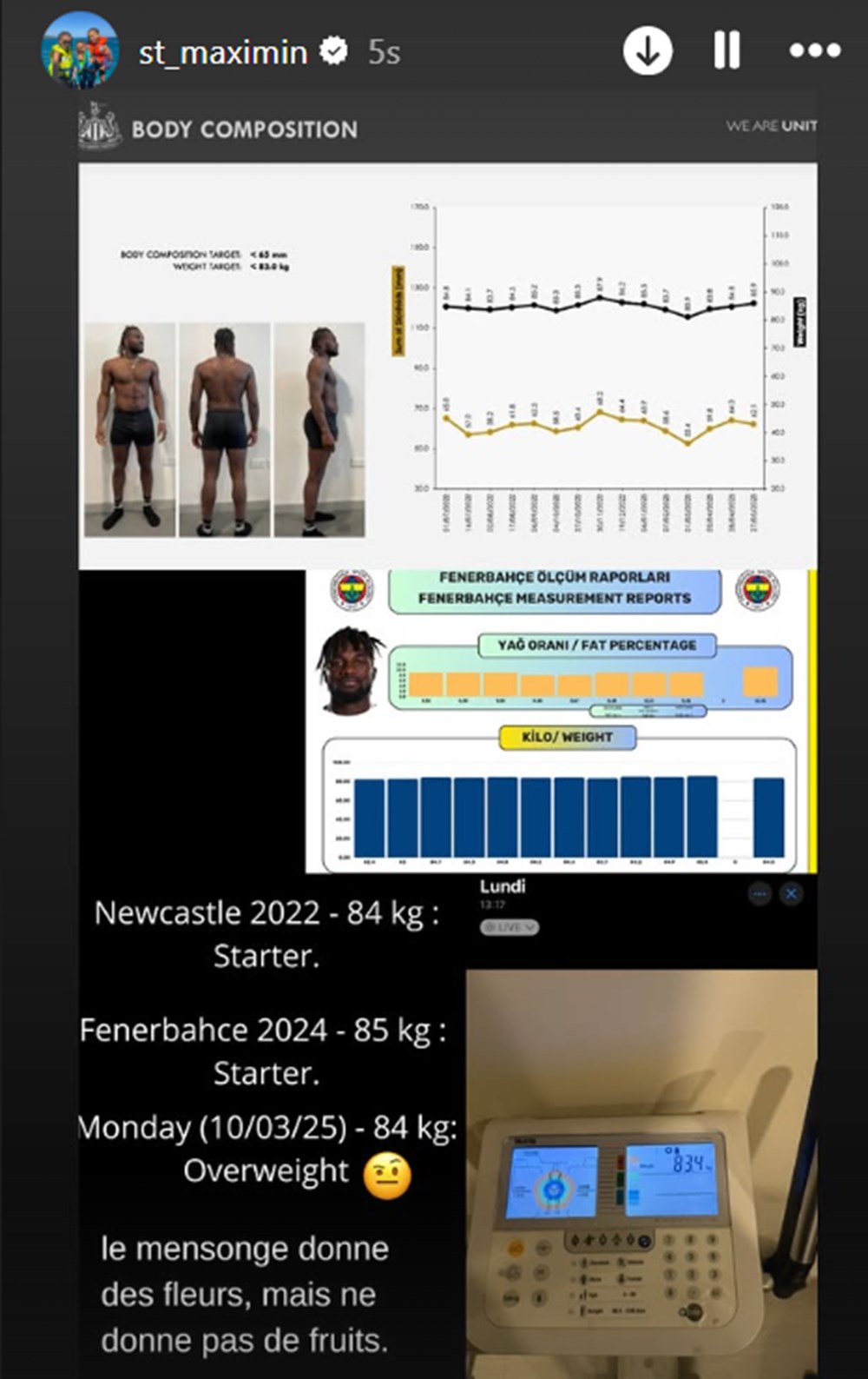 Fenerbahçe'de Maximin'den Mourinho'ya Gece Yarısı Resti: "Palavralar Meyve Vermez!" 74