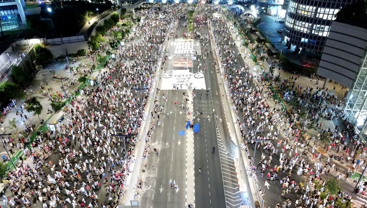 İsrail'de protestolar 9. ayında İsrail'de protestolar 9. ayında