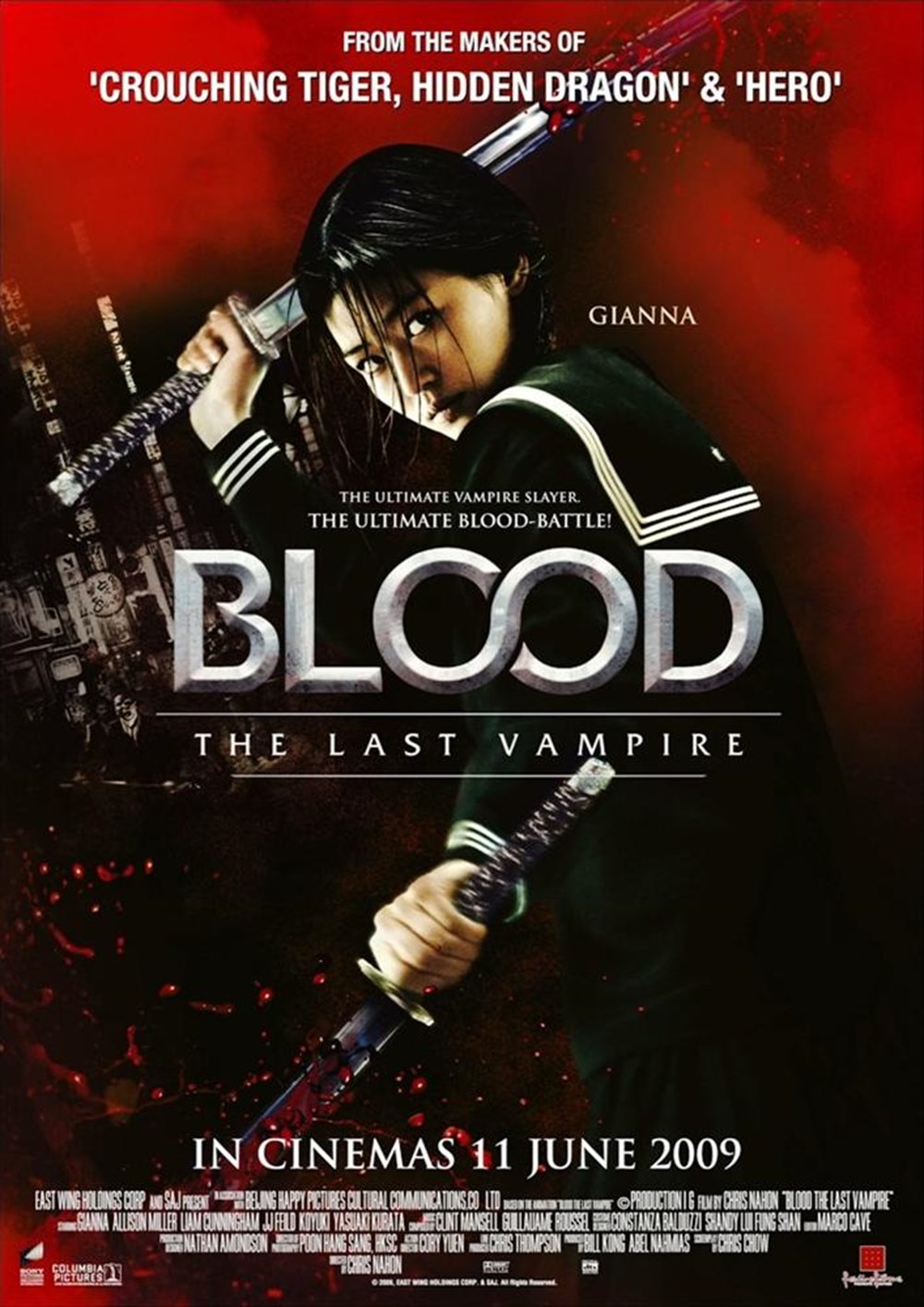 <b>Blood</b> - <b>The</b> <b>Last</b> <b>Vampire</b> (2009) .