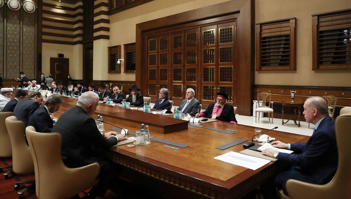 Cumhurbaşkanı Erdoğan Türk Yahudi Toplumu üyelerini kabul etti