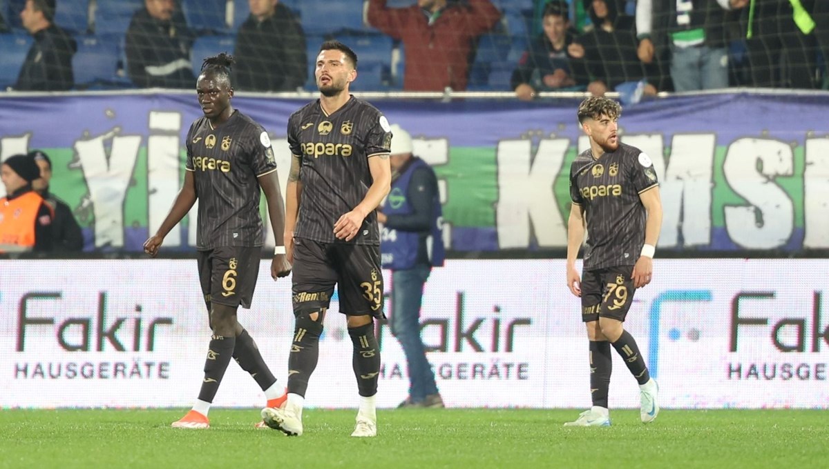Trabzonspor'da kötü gidişat sürüyor: Son 5 maçta 4 mağlubiyet!