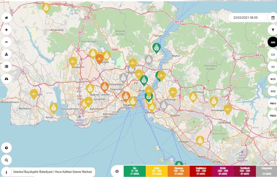 İstanbul'da hava kirliliği 'hassas' seviyeye ulaştı - 1