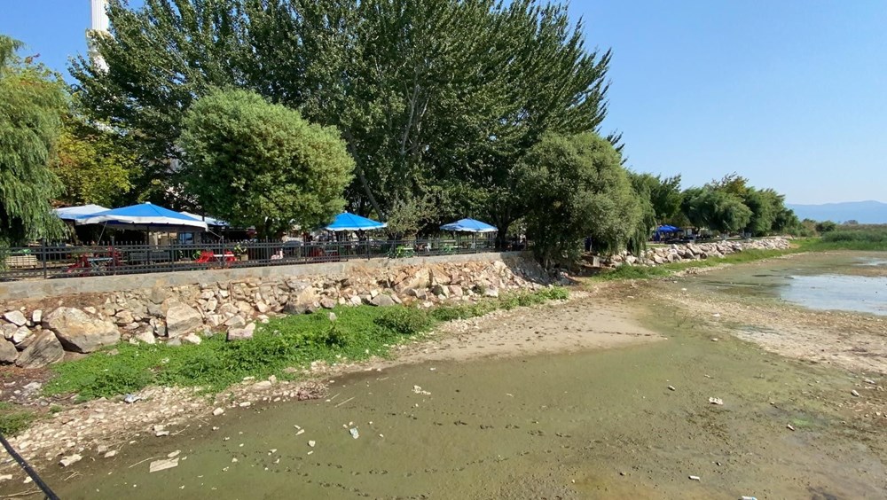 İznik Gölü'nde tedirgin eden çekilme - 6