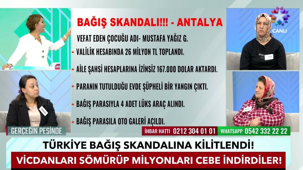 SMA bağışı skandalına canlı yayında gözaltı - 5