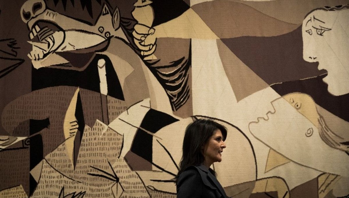 Rockefeller Ailesi, Picasso'nun tablosu Guernica'nın duvar halısı versiyonunu BM'ye geri gönderdi