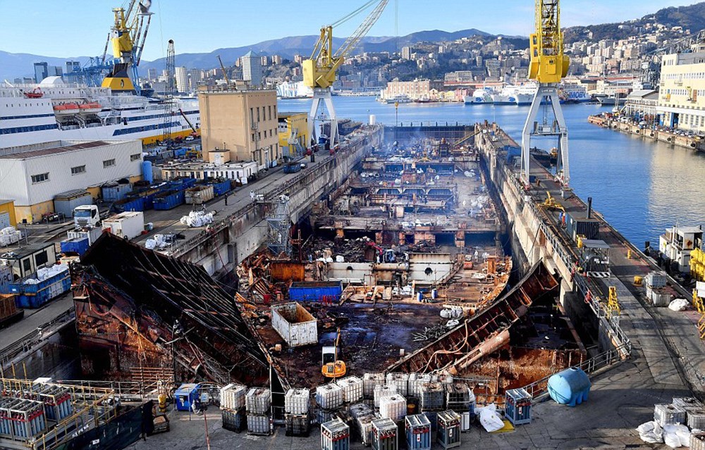 32 kişiye mezar olan Costa Concordia hurdaya dönüştü - Son Dakika Dünya Haberleri | NTV Haber