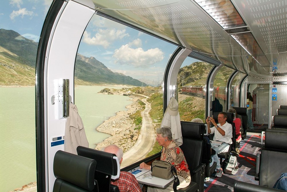 Панорамный поезд Glacier Express