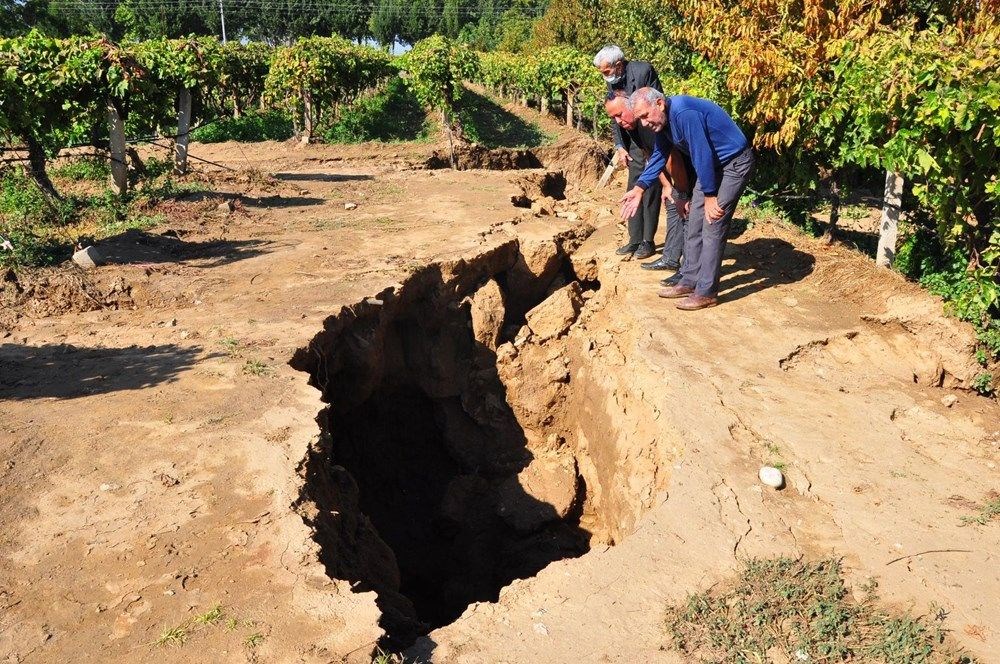 Manisa'da fay hattı üzerindeki yarıklar için inceleme başlatıldı - 6