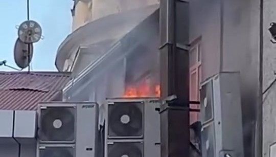 Çatı katında yangın paniği