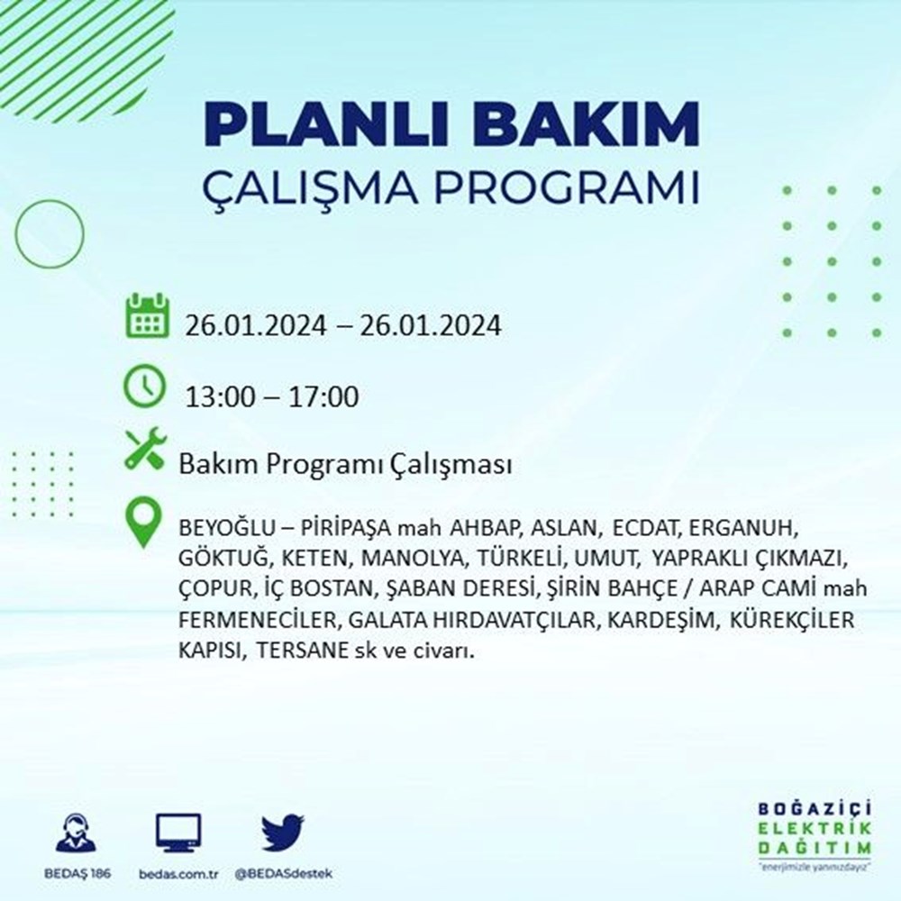 İstanbul'un 17 ilçesinde elektrik kesintisi (Avcılar, Bağcılar, Bayrampaşa...): Elektrikler ne zaman gelecek? - 10