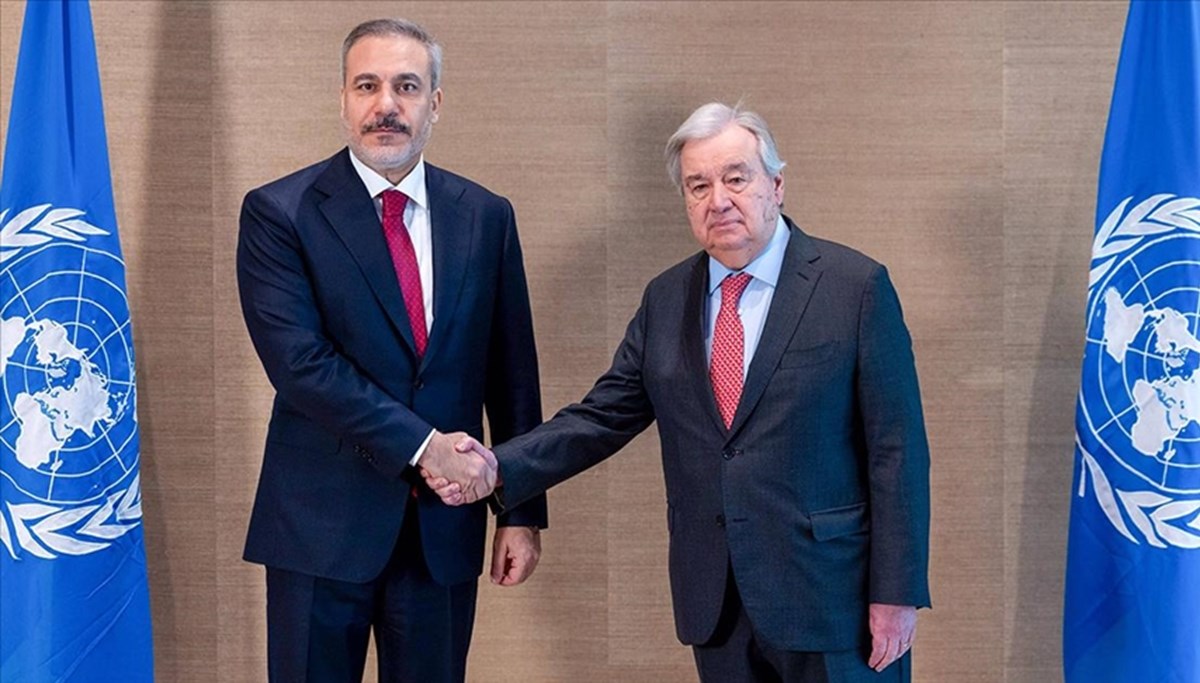 Bakan Fidan, BM Genel Sekreteri Guterres ile görüştü