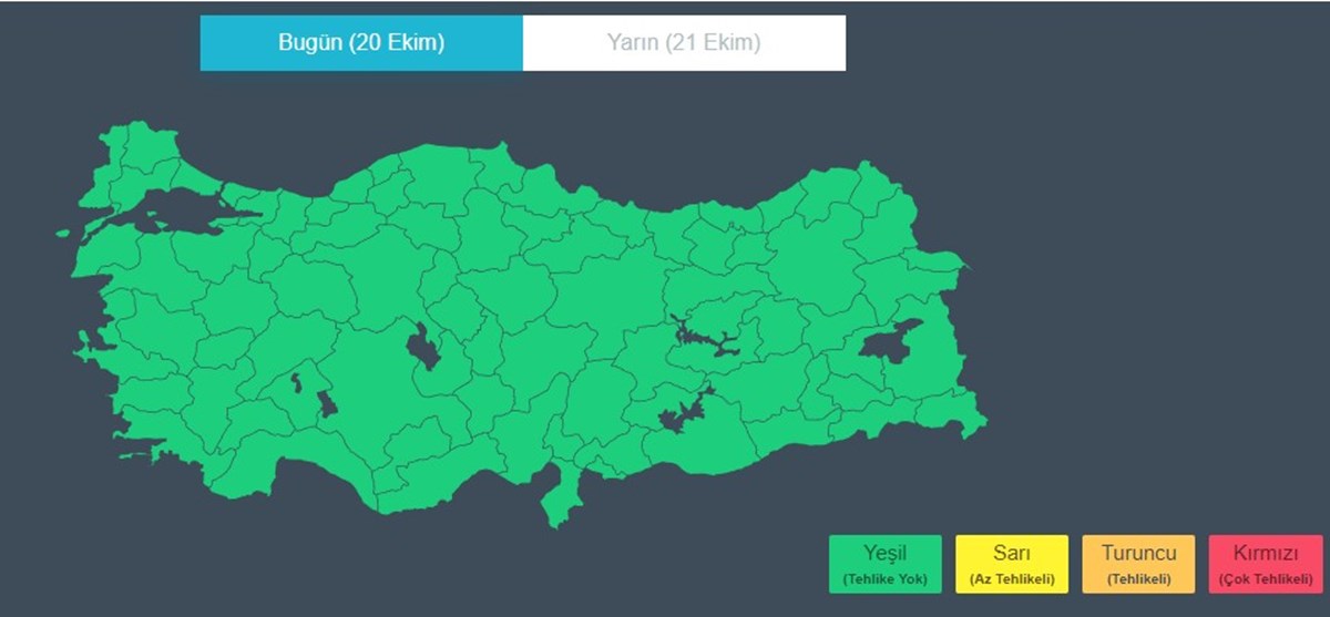 Kaynak: Meteoroloji Genel Müdürlüğü (MGM) Kaynak: Meteoroloji Genel Müdürlüğü (MGM)