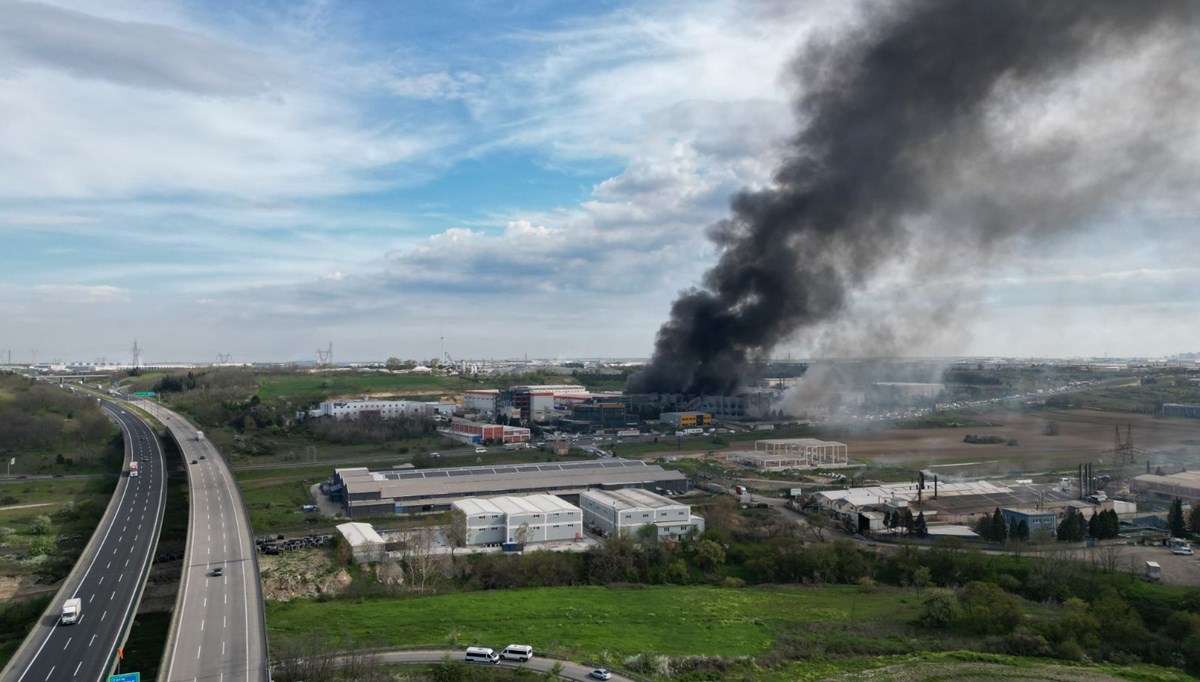 Tekirdağ'da fabrika yangını