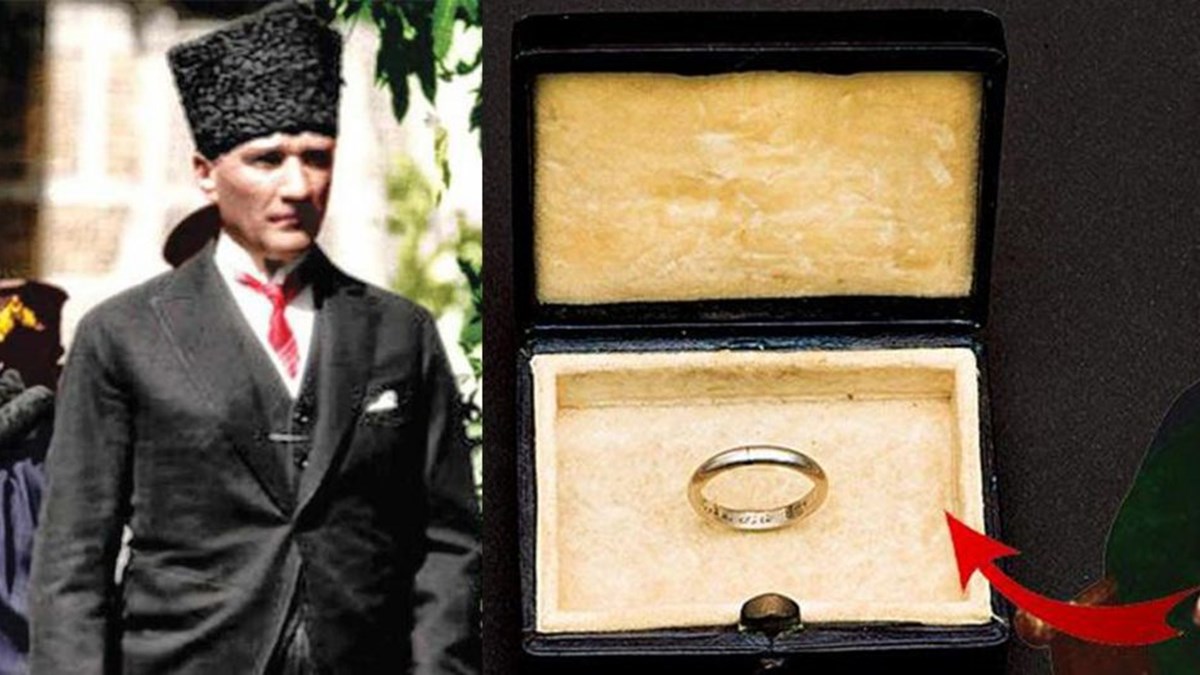 ataturk un latife hanim a taktigi nikah yuzugu ilk kez ortaya cikti