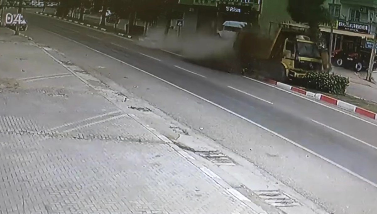 Kadirli'de yürekleri ağızlara getiren kaza