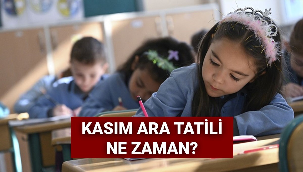 Milyonlarca öğrencinin gözü kasım ara tatilinde: 2025 yılının ilk ara tatili ne zaman?