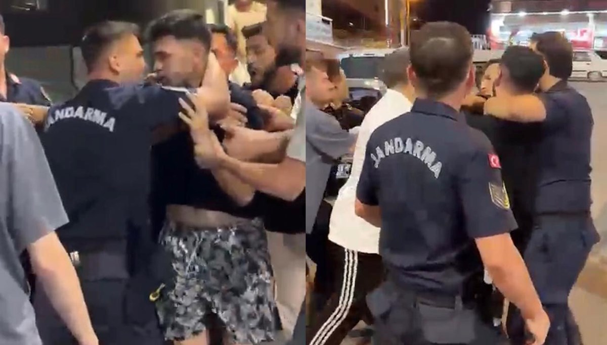 Kimlik kontrolünde jandarmaya saldırı