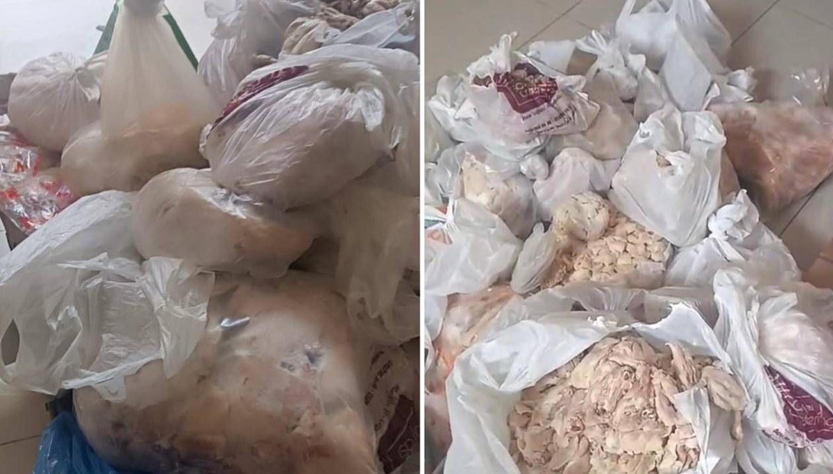 Elazığ'da mide bulandıran görüntü