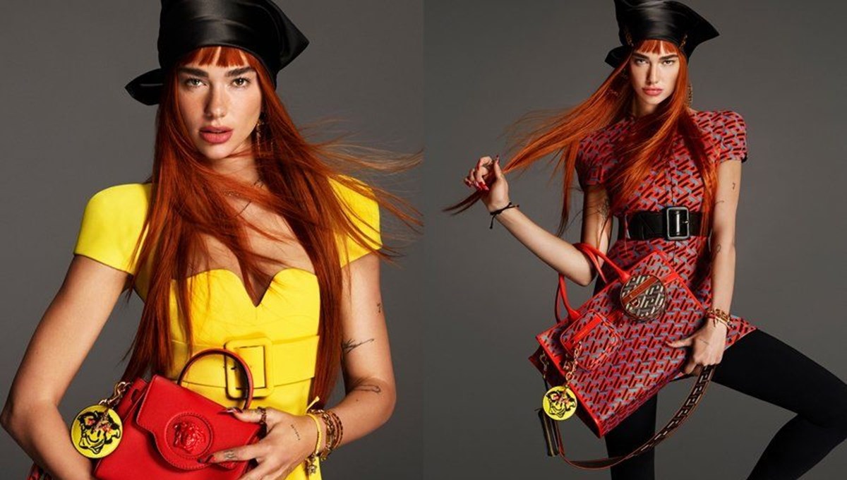 Versace'nin yeni yüzü Dua Lipa oldu