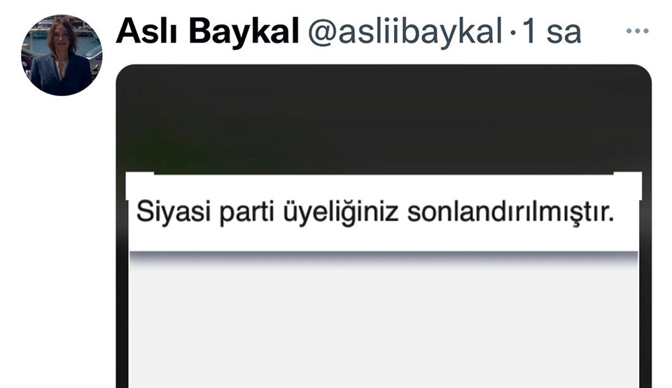 Deniz Baykal'ın kızı Aslı Baykal, CHP'den istifa etti - 1