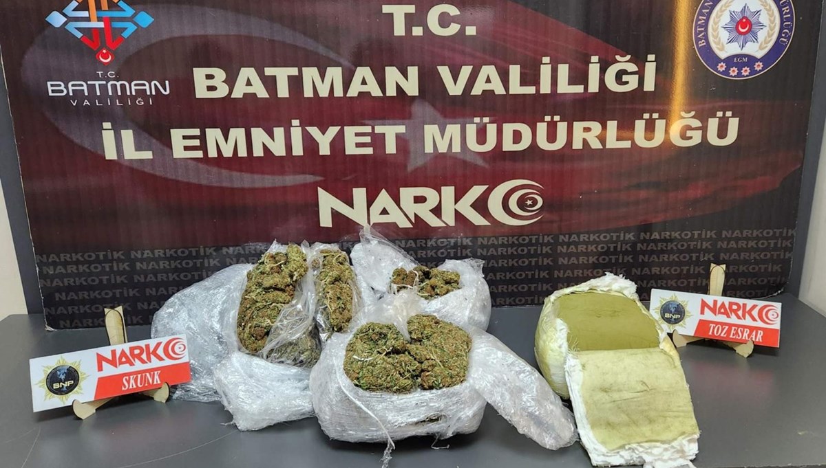 Batman'da uyuşturucu operasyonu