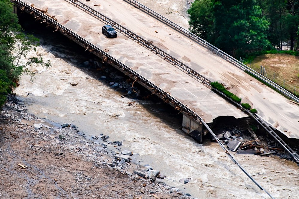 İsviçre'de sel: 1 kişi hayatını kaybetti - 5
