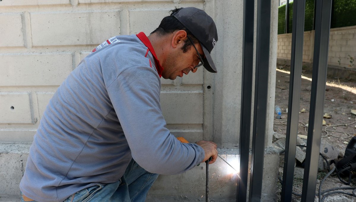 40 derece sıcakta zorlu mesai