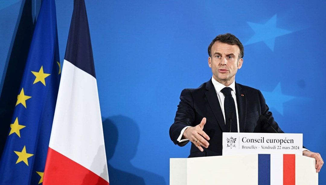 Macron: Fransa Gazze'de ateşkes için Rusya ve Çin'i ikna edeceğim