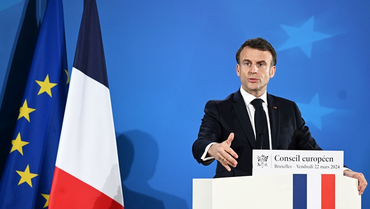 Macron: Gazze'de ateşkes için Rusya ve Çin'i ikna edeceğim