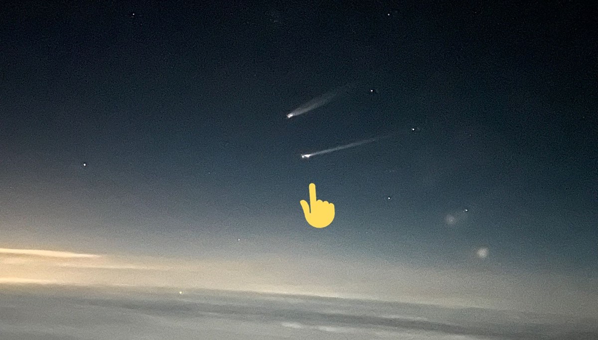 Pilot çift gökyüzünde buluştu