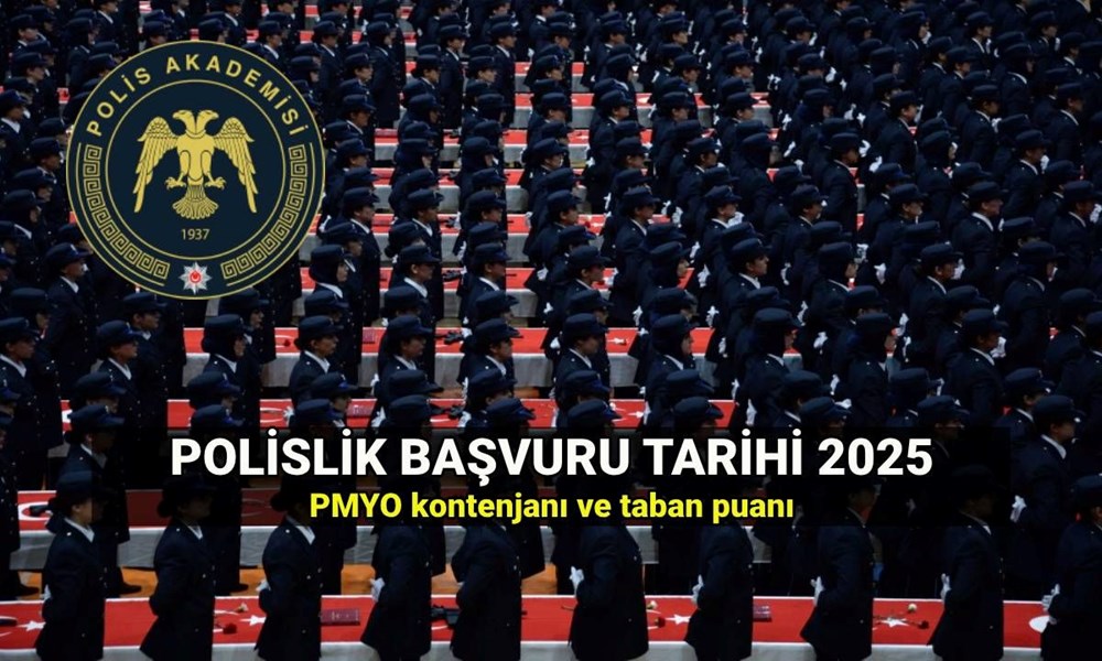 Polislik başvuru tarihleri 2025: PMYO başvuruları ne zaman, şartlar neler? PMYO taban puanı ve kontenjan - 1