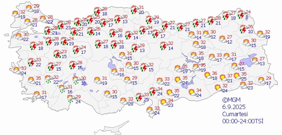 Hafta sonu yağmur geliyor - 1