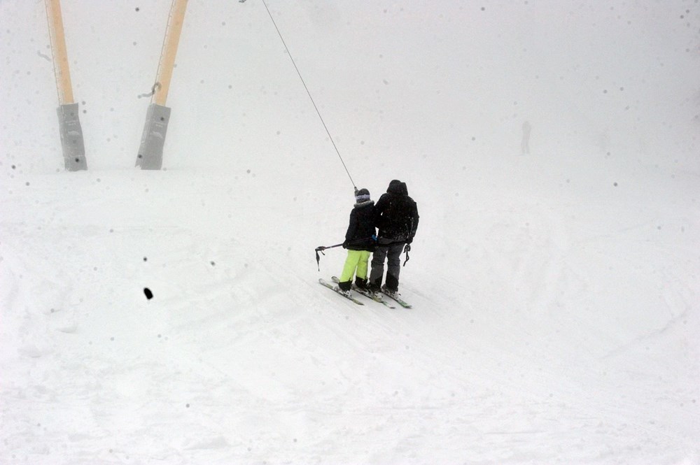 Uludağ'da kar kalınlığı 55 santimetreye ulaştı - 7