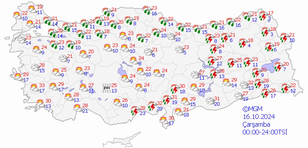 Rusya'dan soğuk hava geliyor: Bugün yağmur, yarın kar! (Bugün hava nasıl olacak?) - 8