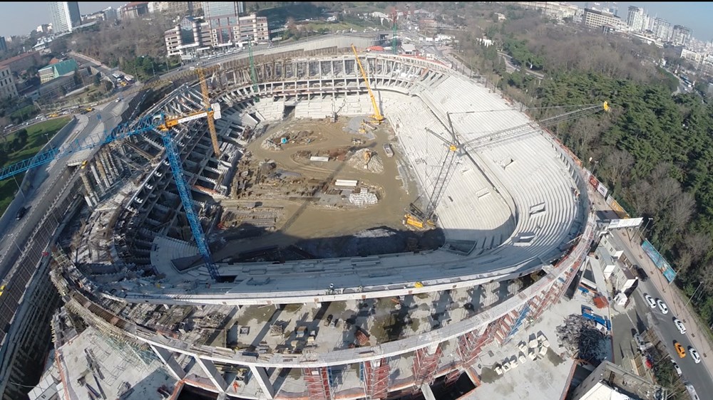 Beşiktaş�ın yeni stadı Vodafone Arena�da sona yaklaşılıyor NTV