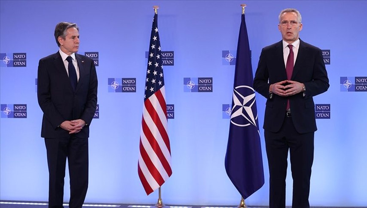 Stoltenberg ile Blinken Ukrayna'nın olası NATO üyeliğini görüştü