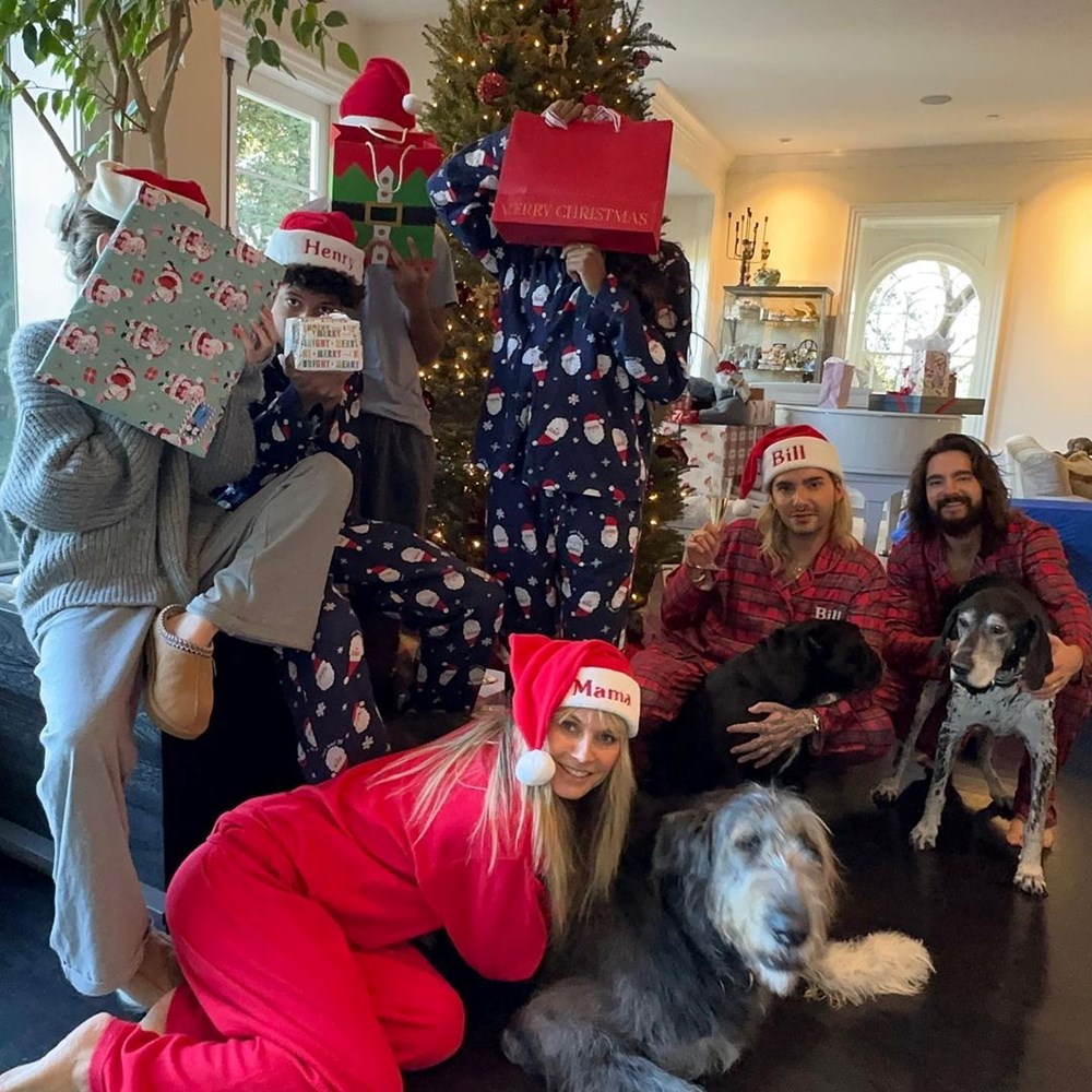 Heidi Klum Noel'de hediye paketine girdi - 4