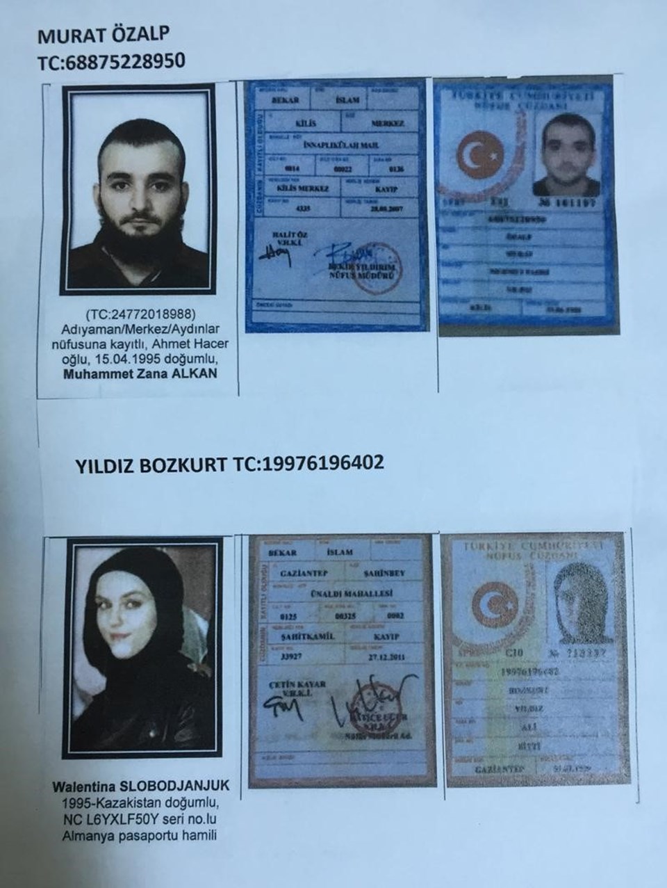 IŞİD üyesi 4 kişi aranıyor - 1