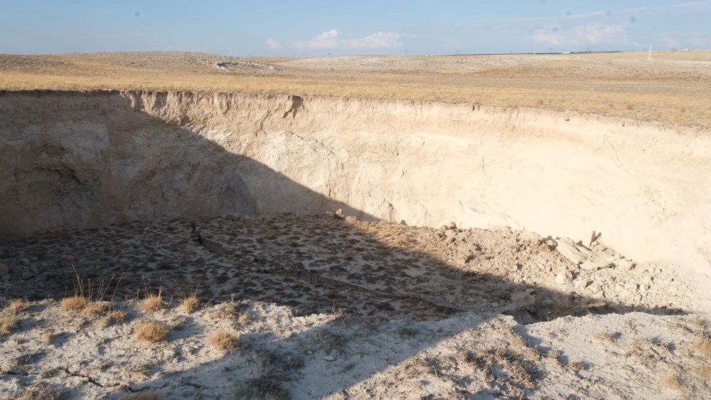 Konya'da yeni bir obruk oluştu | Tam 100 metre çapında! - 6